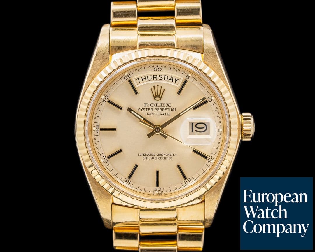 Image of Rolex Oyster Perpetual Day Date 18K YG 1977 FULL SET