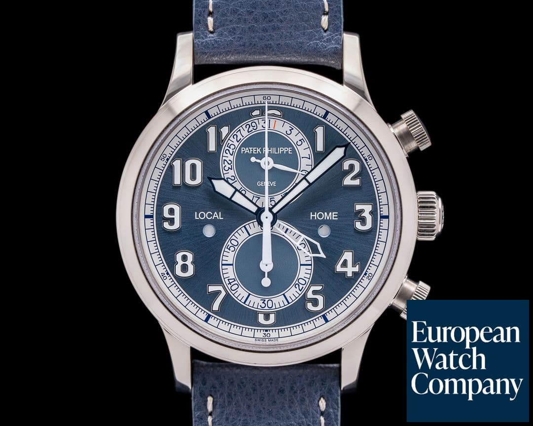 Image of Patek Philippe Calatrava 5924G Pilot Travel Time Chronograph 18k 2023 