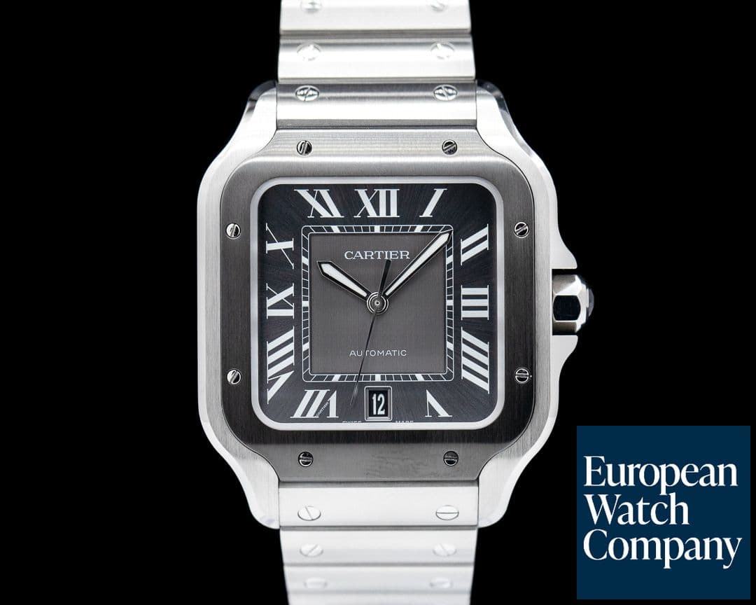 Image of Cartier Santos Large SS / SS Gray Dial Automatic
