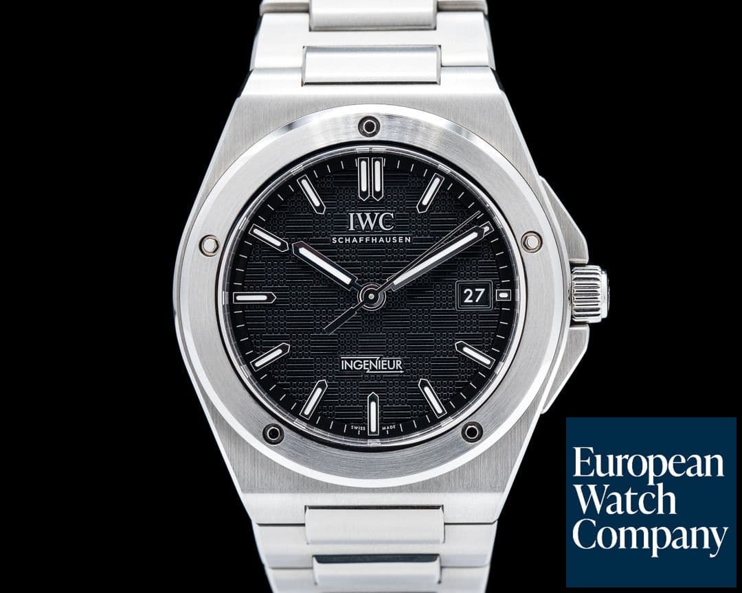 Image of IWC Ingenieur Automatic 40 NEW MODEL Black Dial