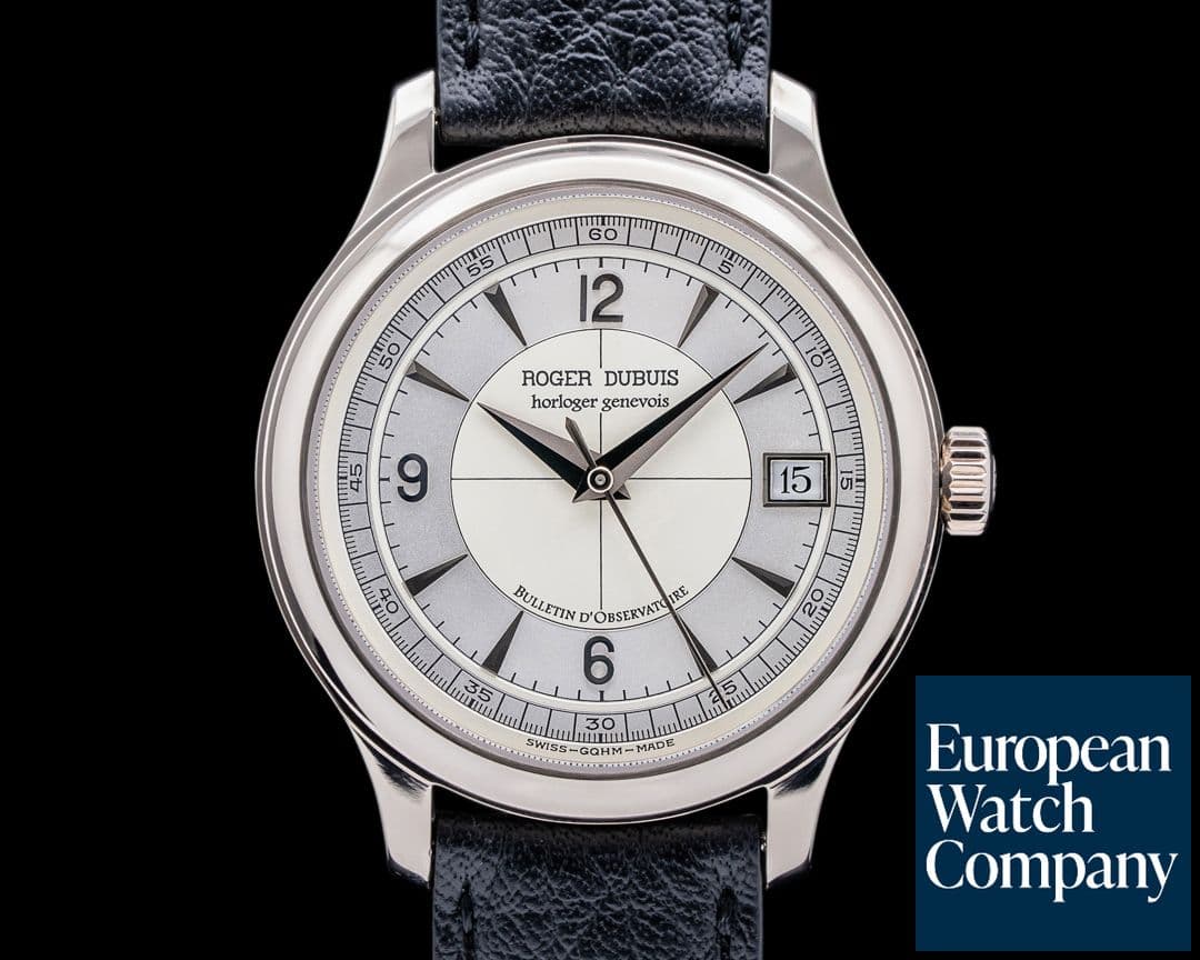 Image of Roger Dubuis Hommage H37 Two-Tone Sector Dial 18K White Gold Chronometre RARE