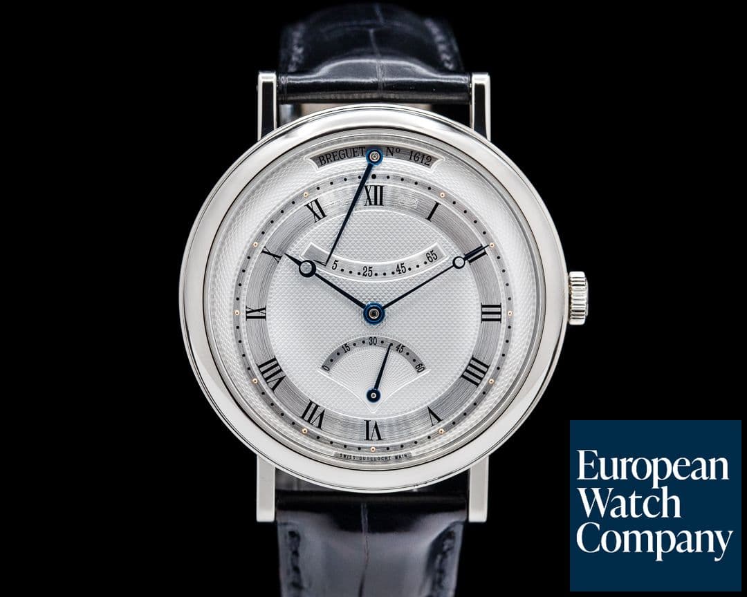 Image of Breguet Classique Retrograde Seconds 18K White Gold / Deployant