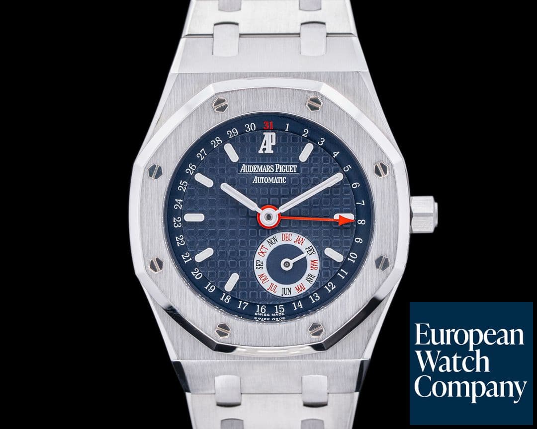 Image of Audemars Piguet Royal Oak Annual Calendar SS Blue Dial PAPERS SERVICED