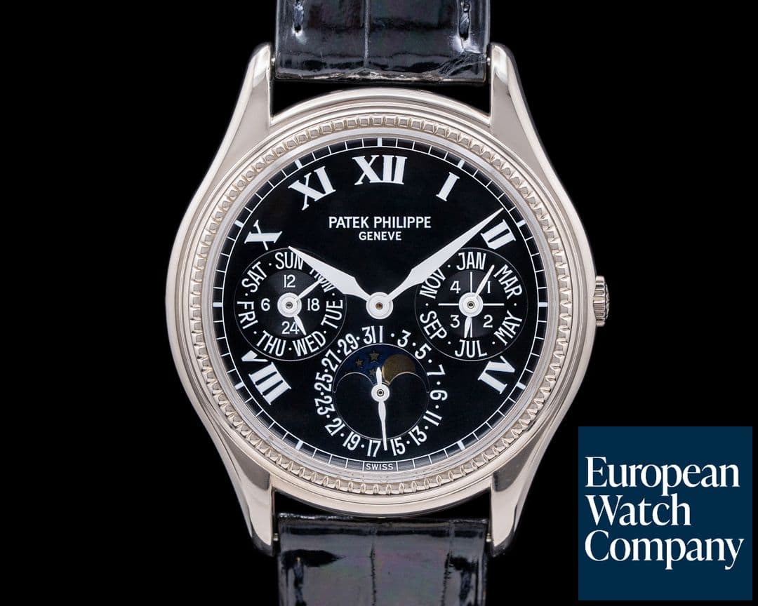 Image of Patek Philippe Perpetual Calendar 5038G 18K White Gold / Black Roman Dial Limited