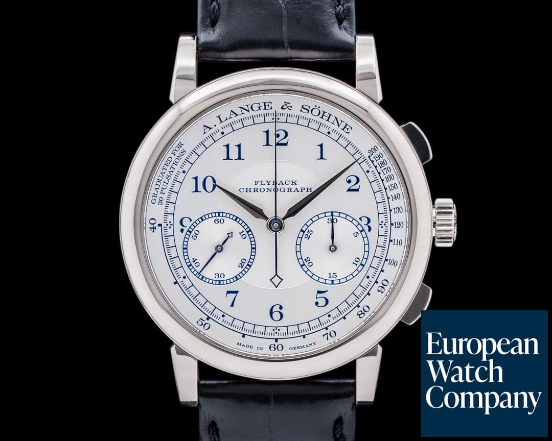 Image of A. Lange and Sohne 1815 Chronograph 414.026 18K White Gold BOUTIQUE 