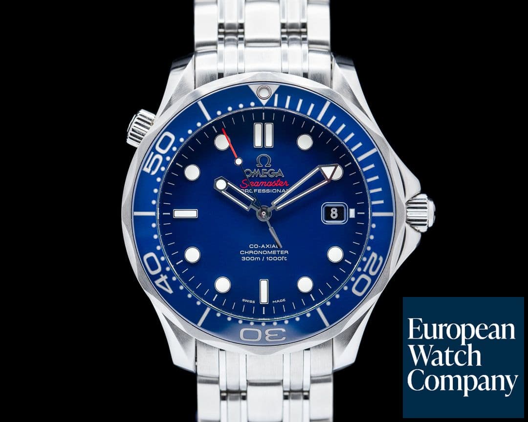 Image of Omega Seamaster Professional Blue Dial 300m Co-Axial SS