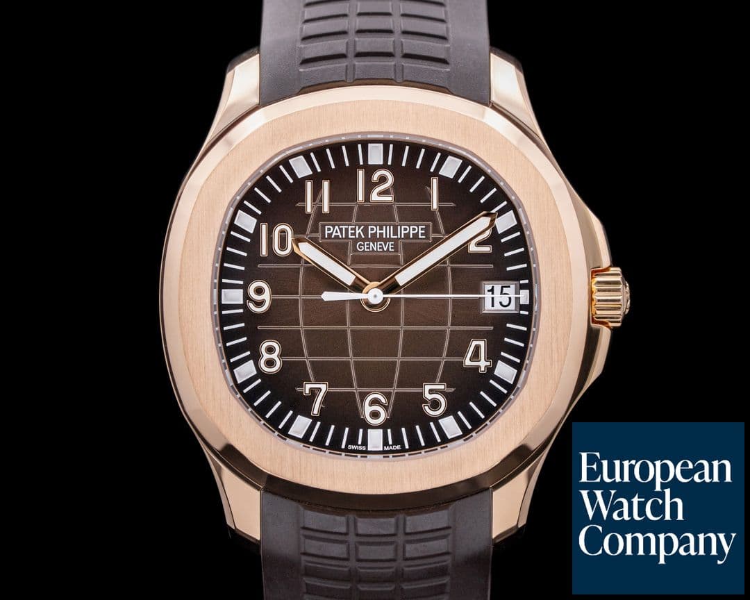 Image of Patek Philippe Aquanaut 18K 5167R Rose Gold / Brown Dial   