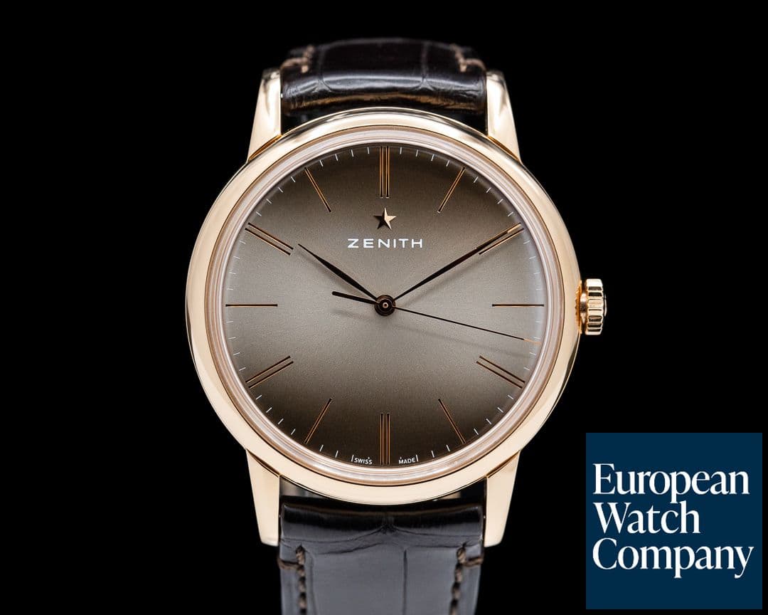 Image of Zenith Elite Classic 18k Rose Gold