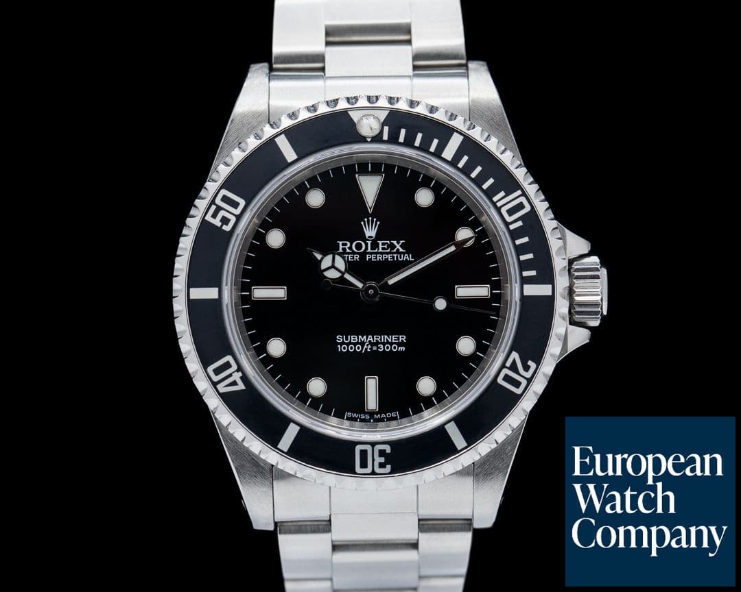Image of Rolex Submariner No Date SS 2 Line Full Set