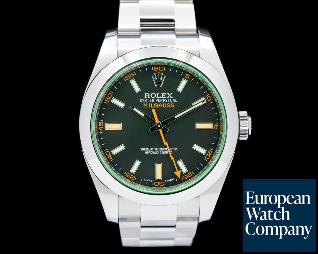 Image of Rolex Milgauss 116400GV Green Crystal 2020