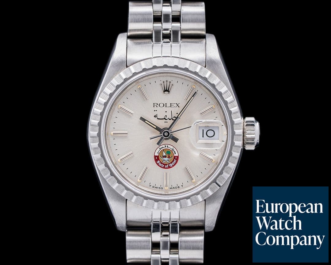 Image of Rolex Oyster Perpetual Ladies Datejust "State of Qatar" SS 