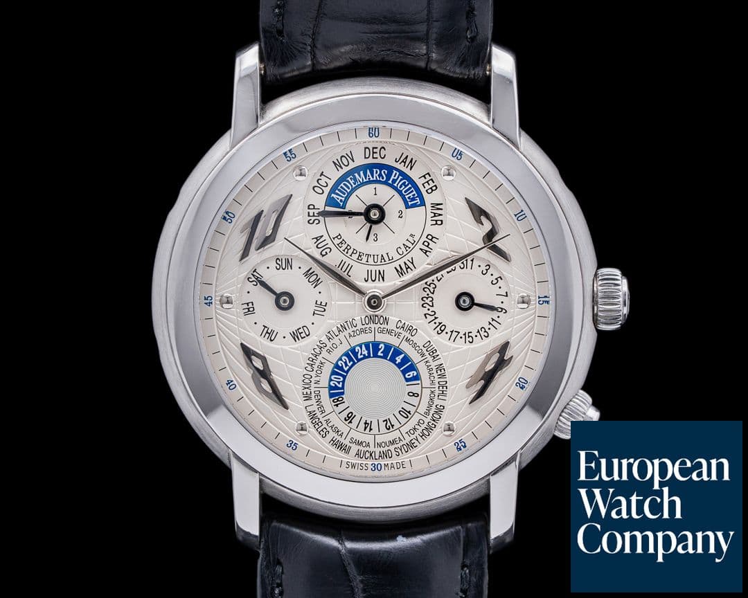 Image of Audemars Piguet Jules Audemars Quantieme Perpetuel Metropolis Platinum 