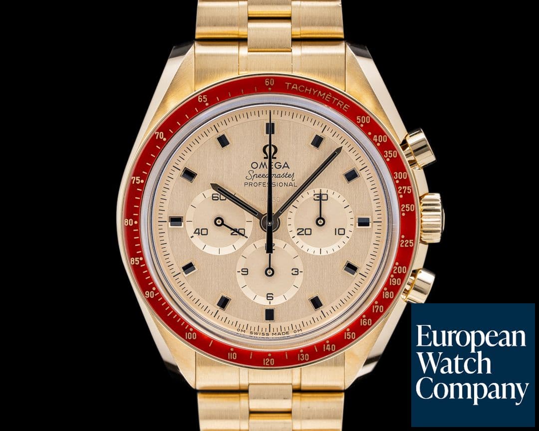 Image of Omega Apollo XI 50th Anniversary Speedmaster 18K Yellow Gold 
