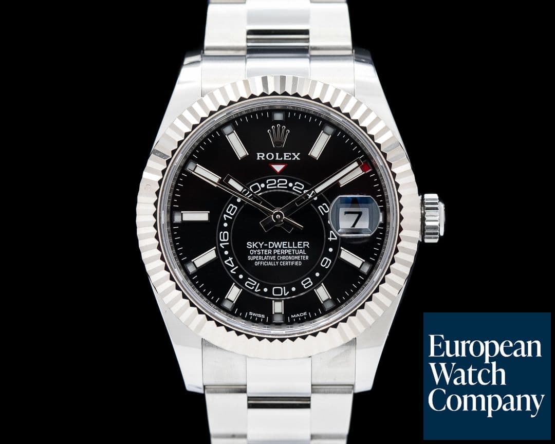 Image of Rolex Sky Dweller 326934 Steel Black Dial 2018