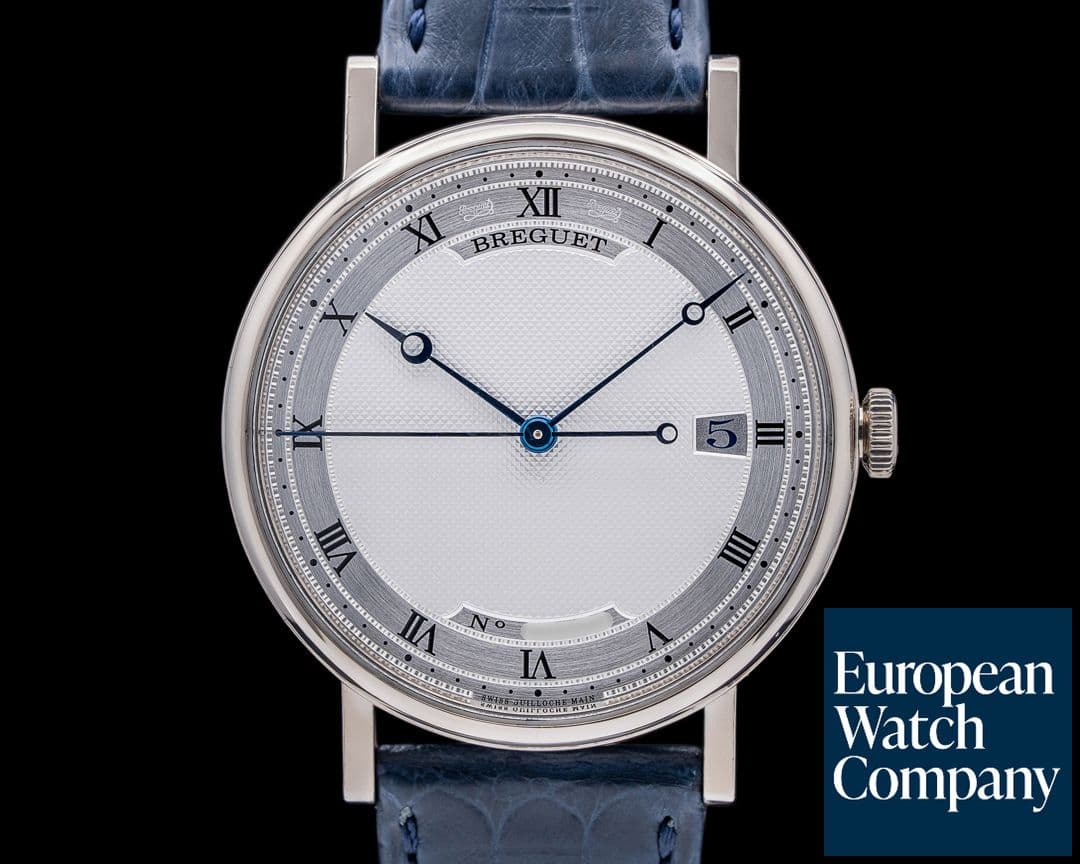 Image of Breguet Classique Guilloche Dial 18K White Gold