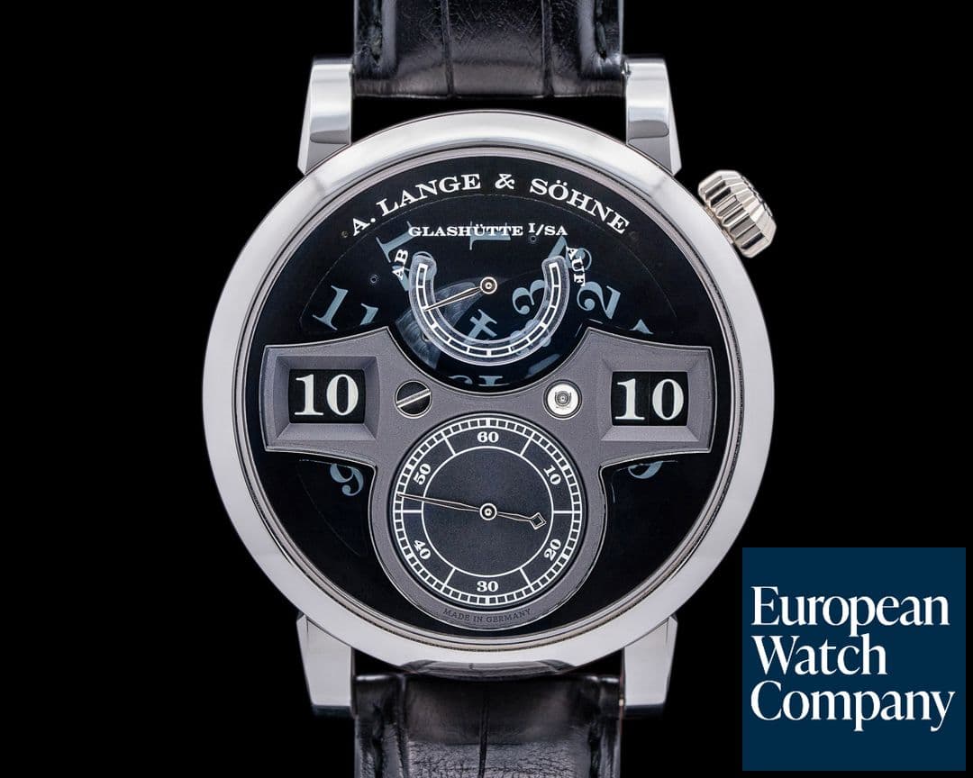 Image of A. Lange and Sohne Zeitwerk 140.035 "Phantom" Luminous Platinum RARE