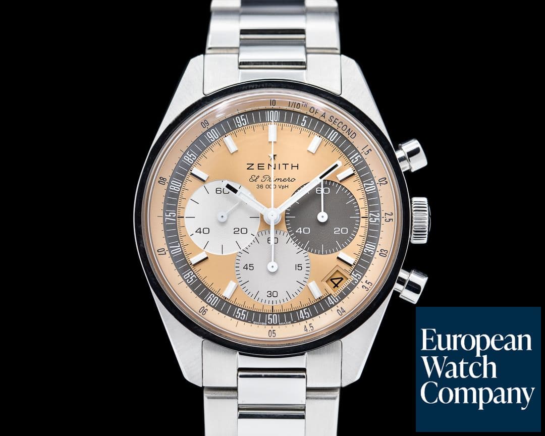 Image of Zenith El Primero Chronomaster Original HODINKEE Salmon Dial 