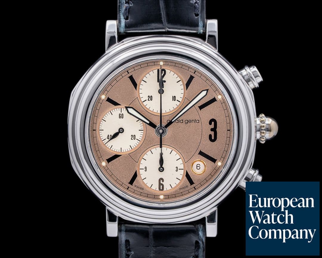 Image of Gerald Genta Original Octo Chronograph Salmon Dial 38MM G35507