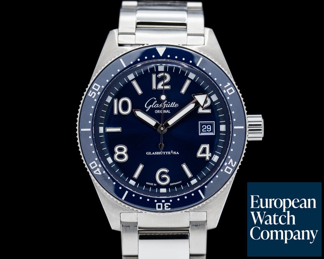 Image of Glashutte Original SeaQ Blue Dial SS / SS