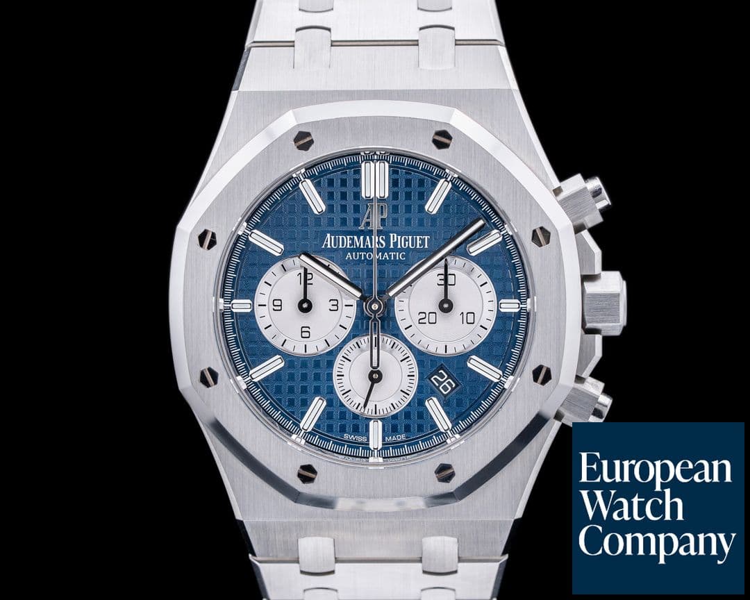 Image of Audemars Piguet Royal Oak Chronograph Blue Dial SS 41MM