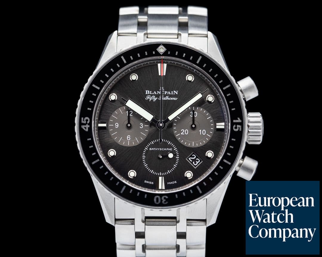 Image of Blancpain Fifty Fathoms Bathyscaphe Flyback Chronograph SS 