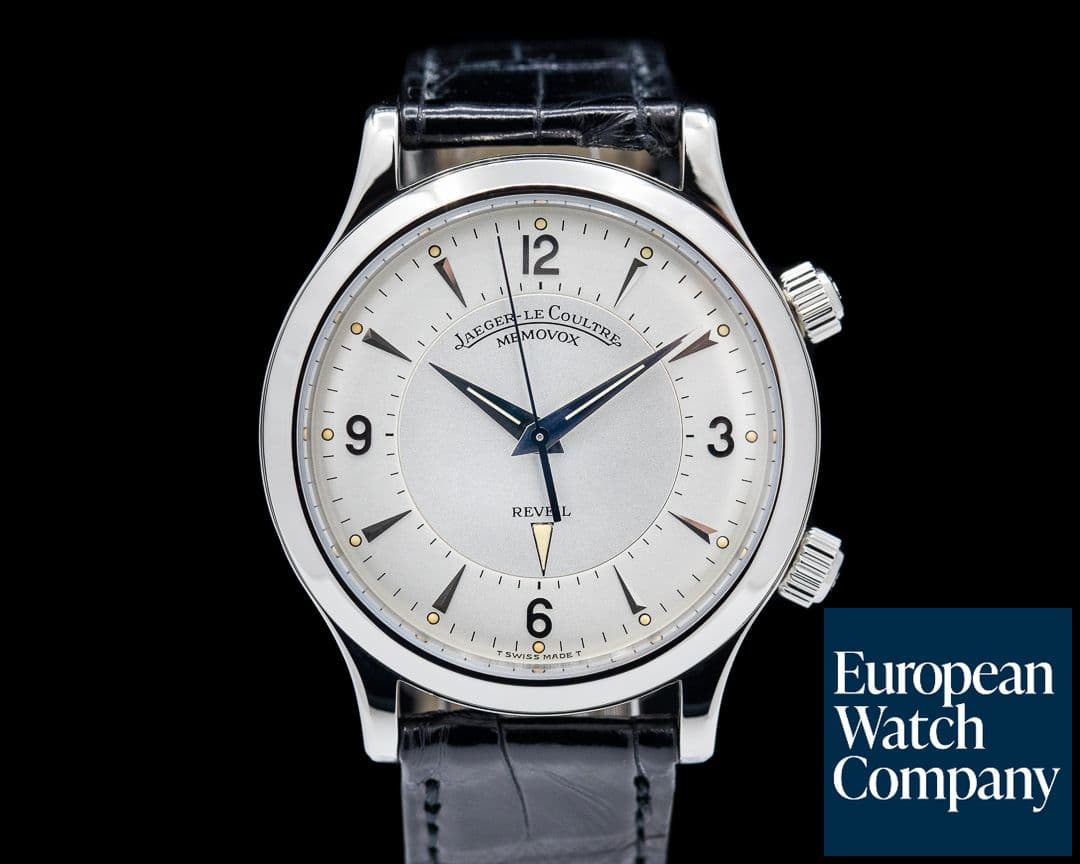 Image of Jaeger LeCoultre Master Reveil Silver Dial SS