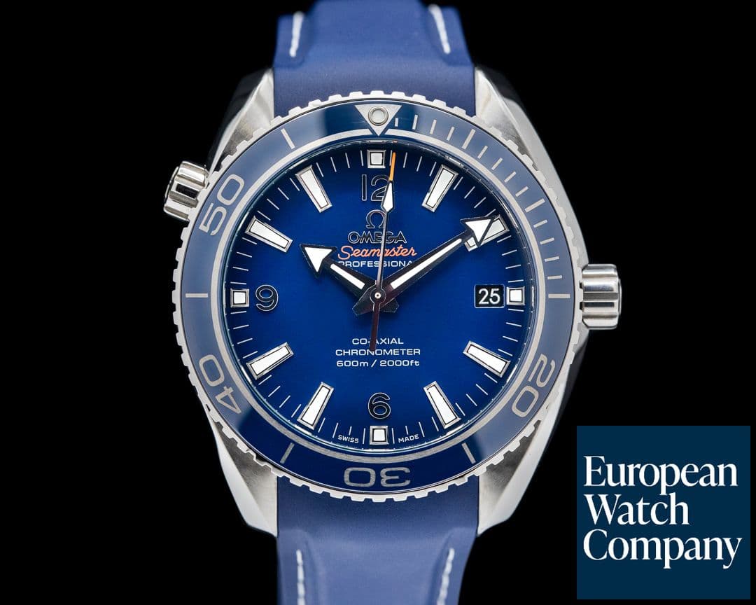 Image of Omega Seamaster Planet Ocean Co-Axial Blue Dial Titanium 37.5MM