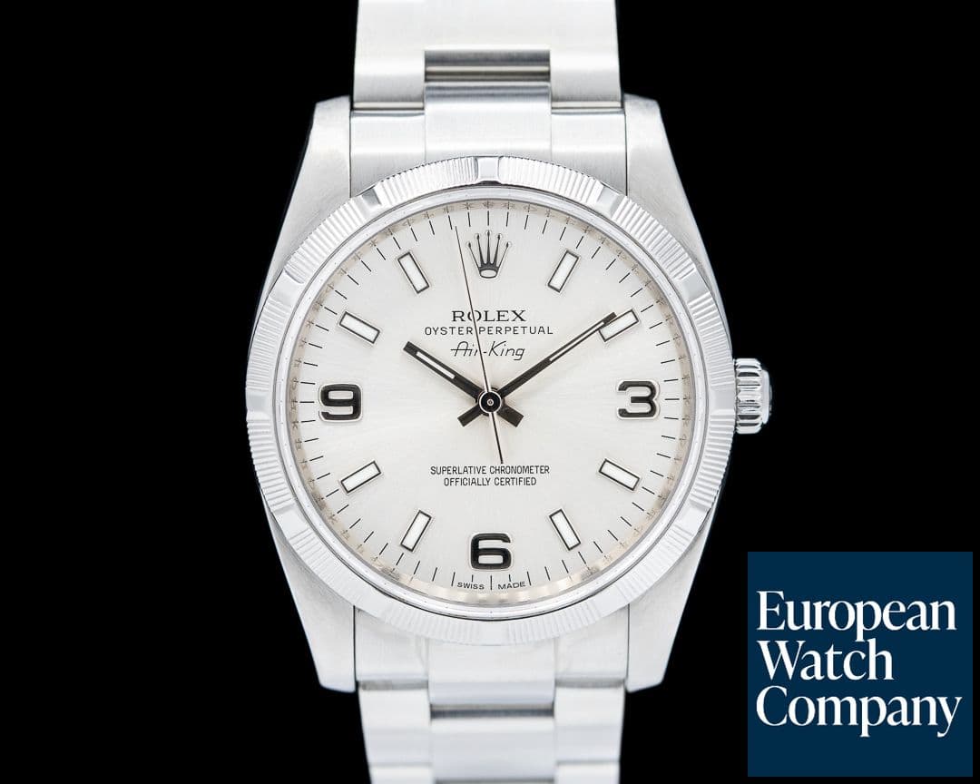 Image of Rolex Air King Engine Turned Bezel 114210 2007