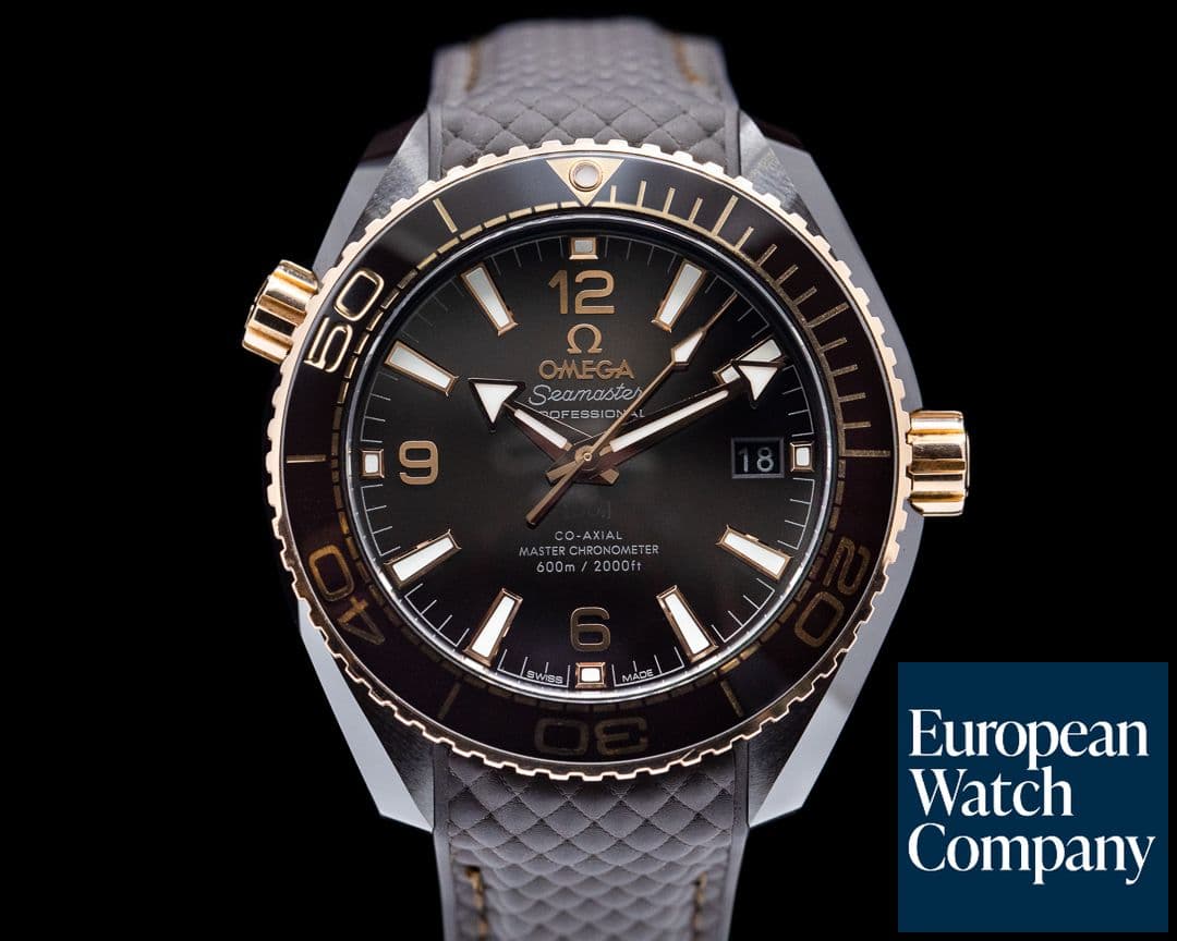 Image of Omega Seamaster Planet Ocean Co-Axial Ceramic "Deep Brown" 39.5mm