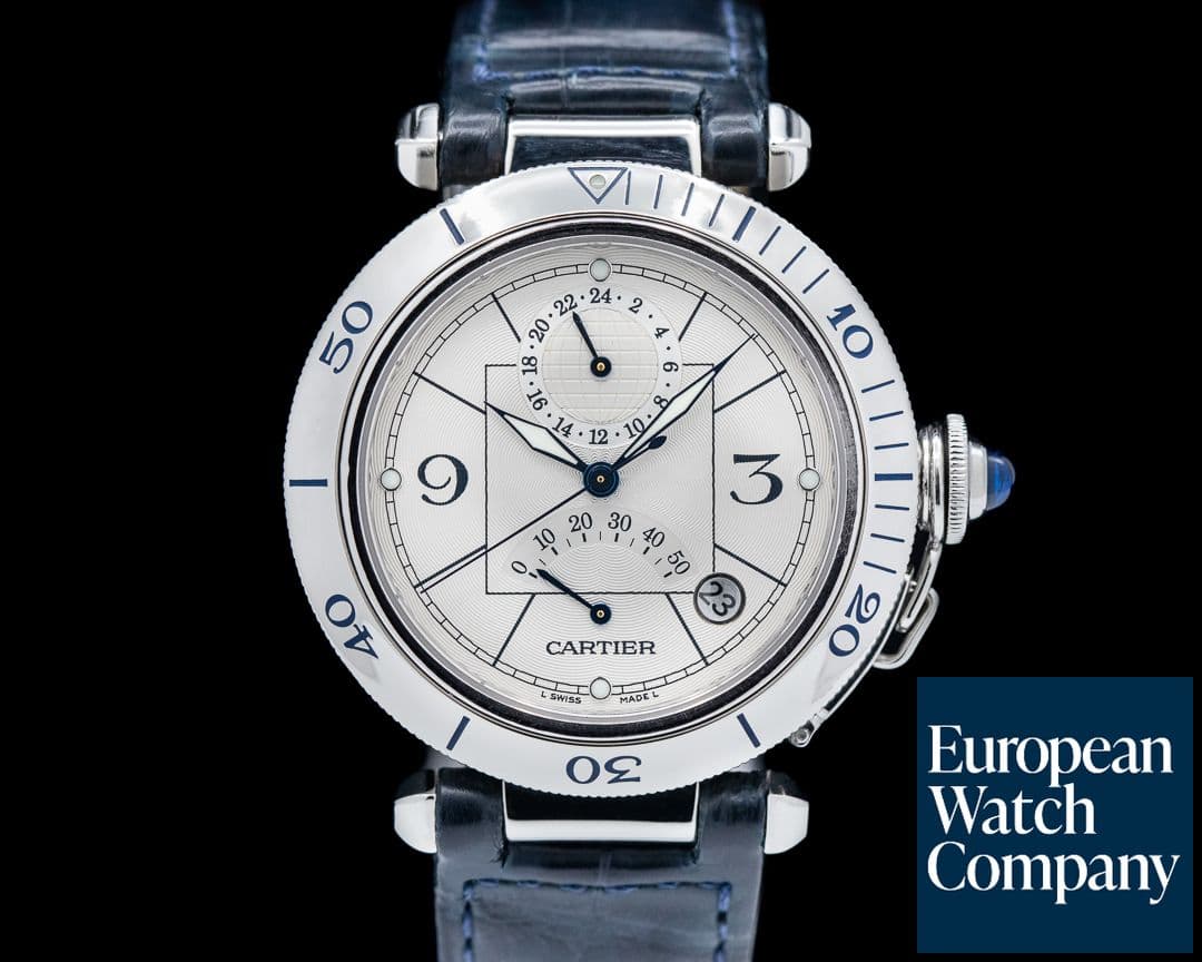 Image of Cartier Pasha Power Reserve GMT SS 38.5MM
