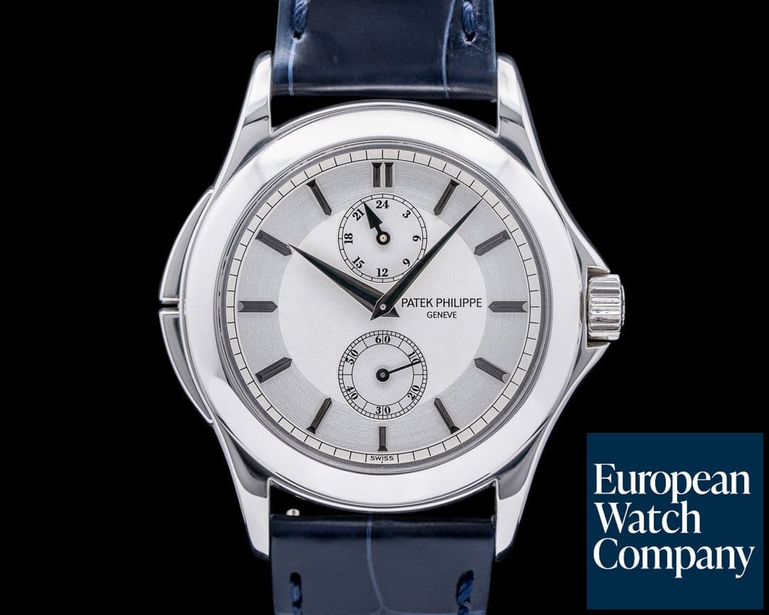 Image of Patek Philippe Travel Time Manual Silver Dial Platinum 