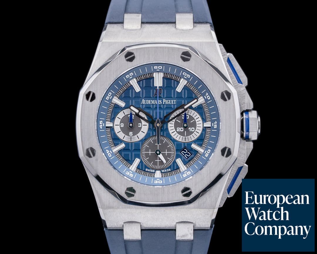 Image of Audemars Piguet Royal Oak Offshore 26480TI Blue Dial 42mm Titanium