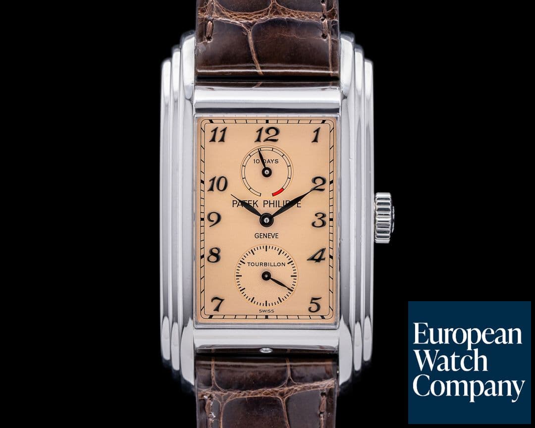 Image of Patek Philippe 10 Day Tourbillon 5101P Platinum / Salmon Dial 