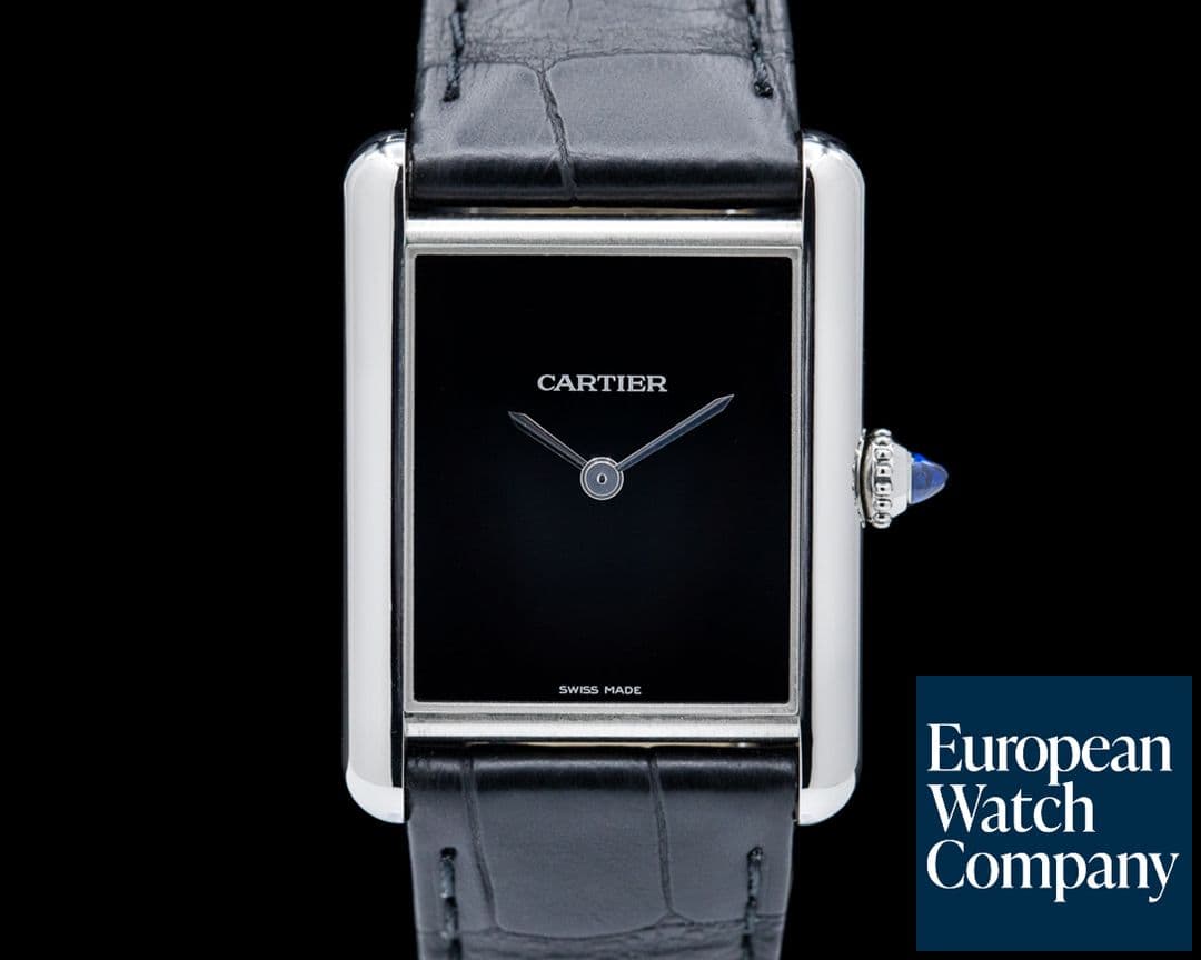 Image of Cartier Tank Must SS Black Dial