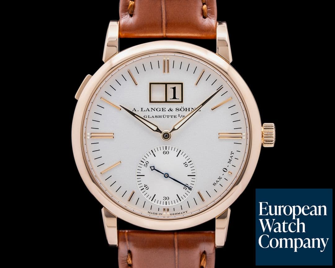 Image of A. Lange and Sohne Langematik Big Date Sax-O-Mat 18K Rose Gold 