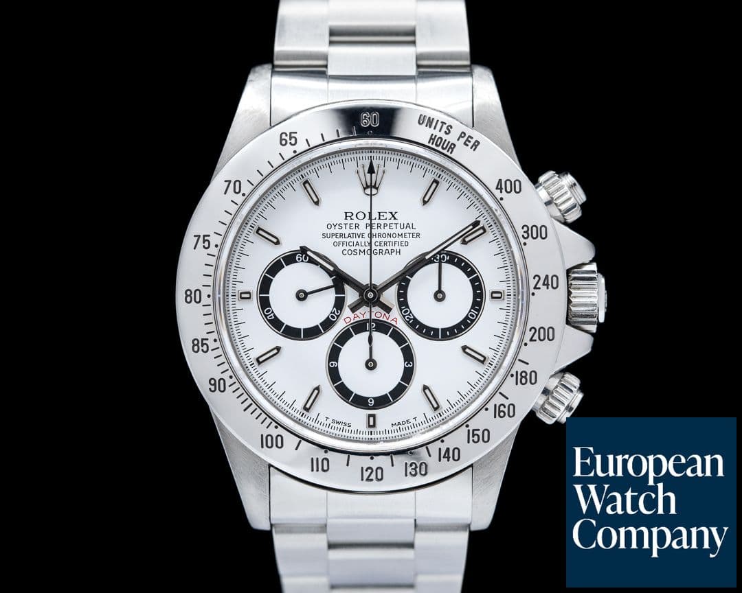 Image of Rolex Daytona SS White Dial Zenith S Series 1993 Inverted 6 SHARP