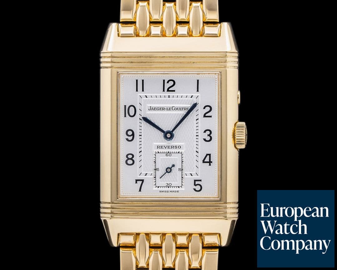 Image of Jaeger LeCoultre Reverso Duoface Yellow Gold / Bracelet