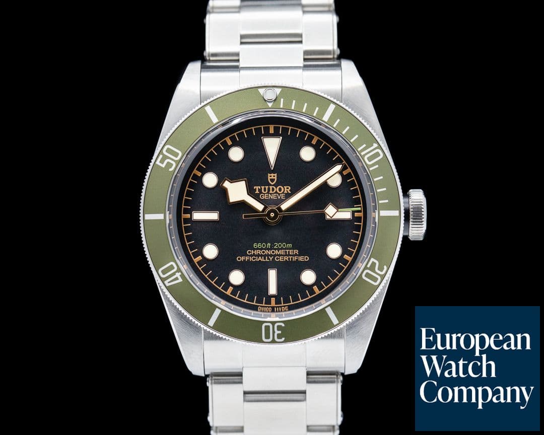 Image of Tudor Tudor Heritage 79230G Black Bay Harrods Green SS UNWORN