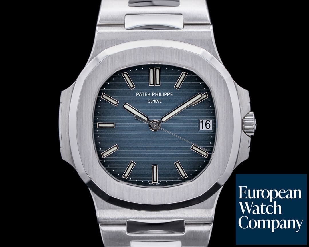 Image of Patek Philippe Jumbo Nautilus 5711/1A Blue Dial SS 