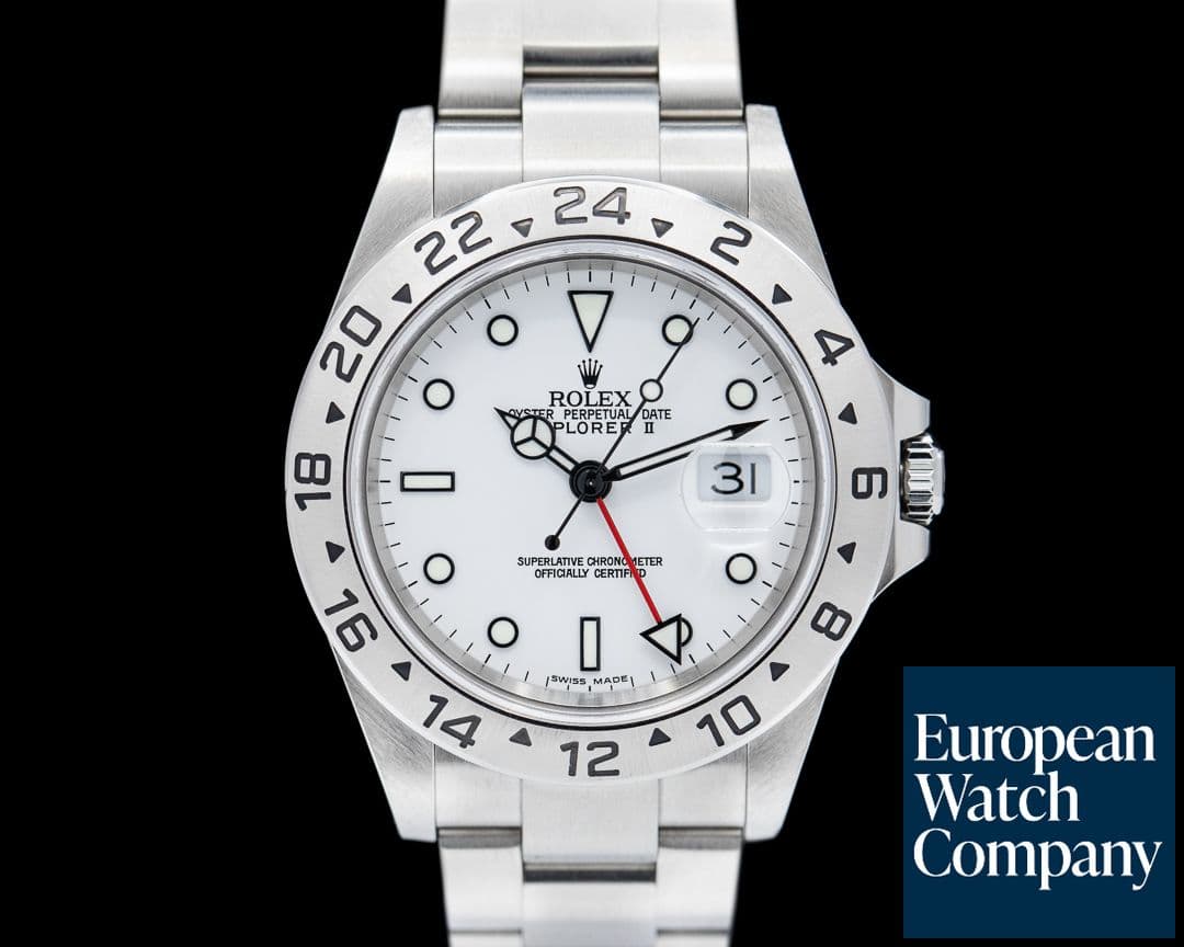 Image of Rolex Explorer II SS White Dial 16570