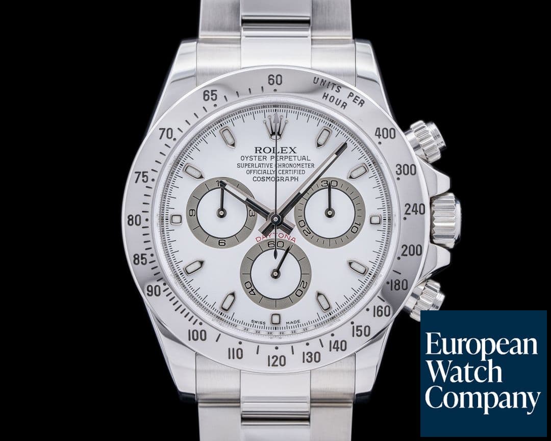 Image of Rolex Daytona 116520 White Dial SS Full Set