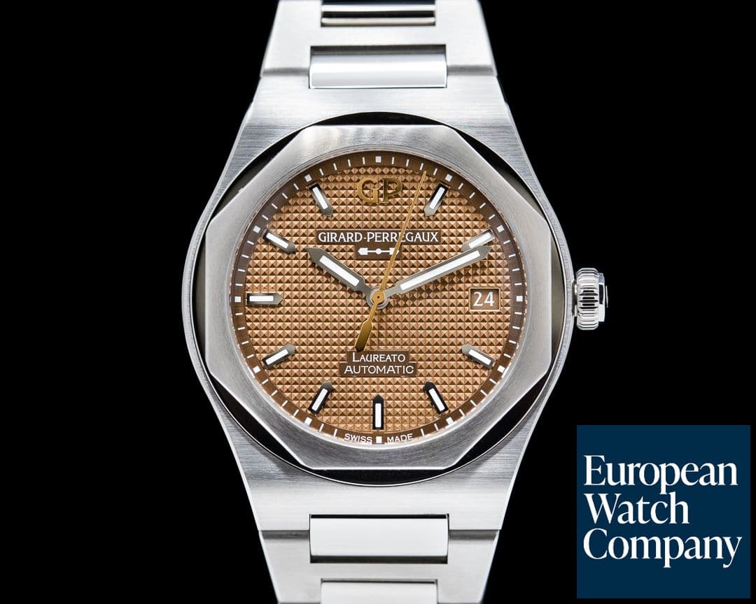 Image of Girard Perregaux Laureato SS / SS 38mm Copper Dial