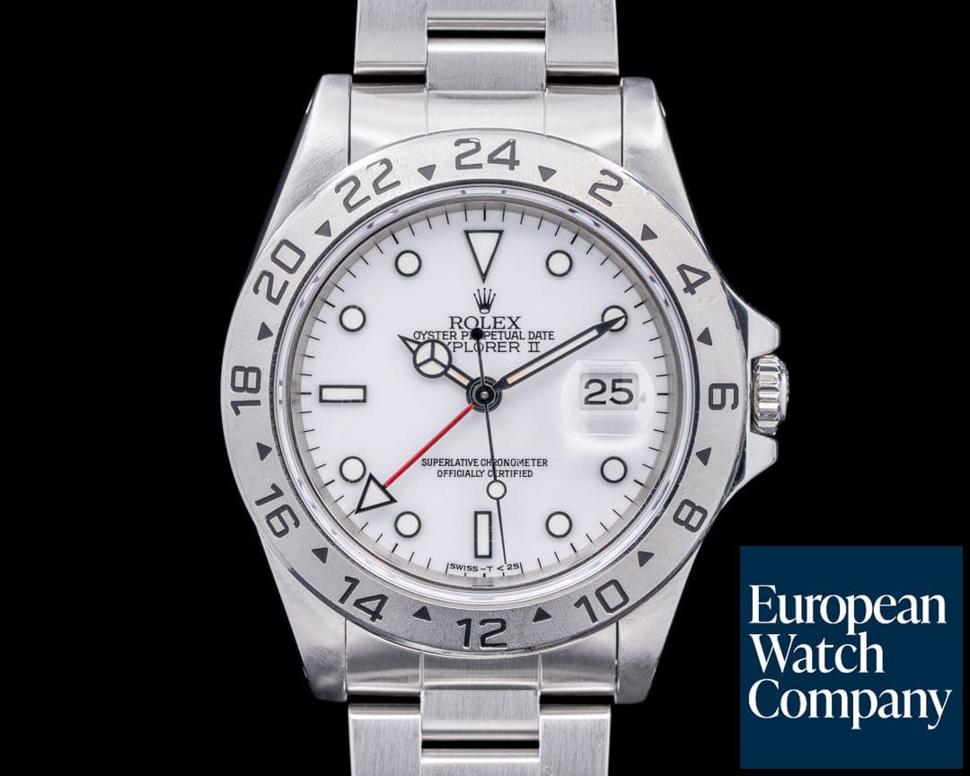 Image of Rolex Explorer II "Polar" 16570 White Dial SS