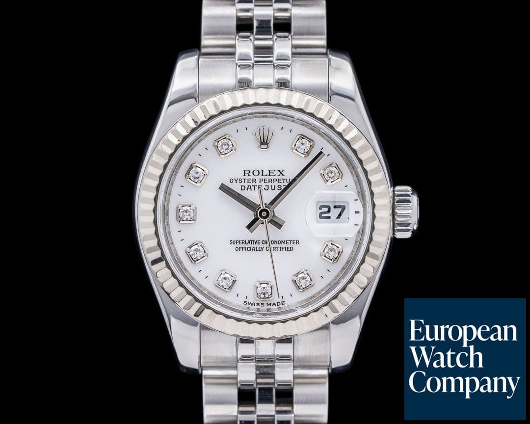 Image of Rolex Lady Datejust White Diamond Dial Jubilee SS / SS