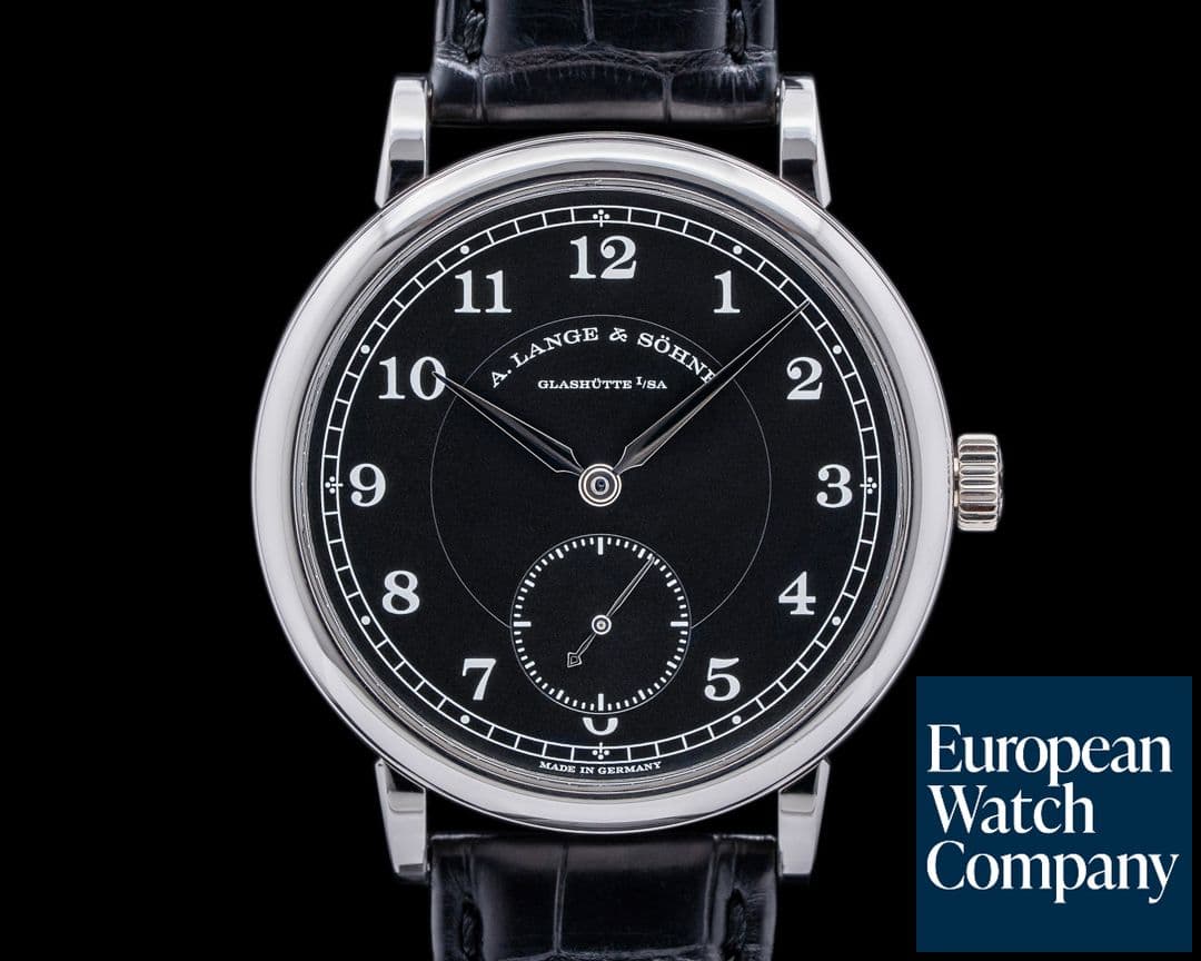 Image of A. Lange and Sohne 200th Anniversary F.A Lange 236.049 1815 Platinum Black Dial RARE