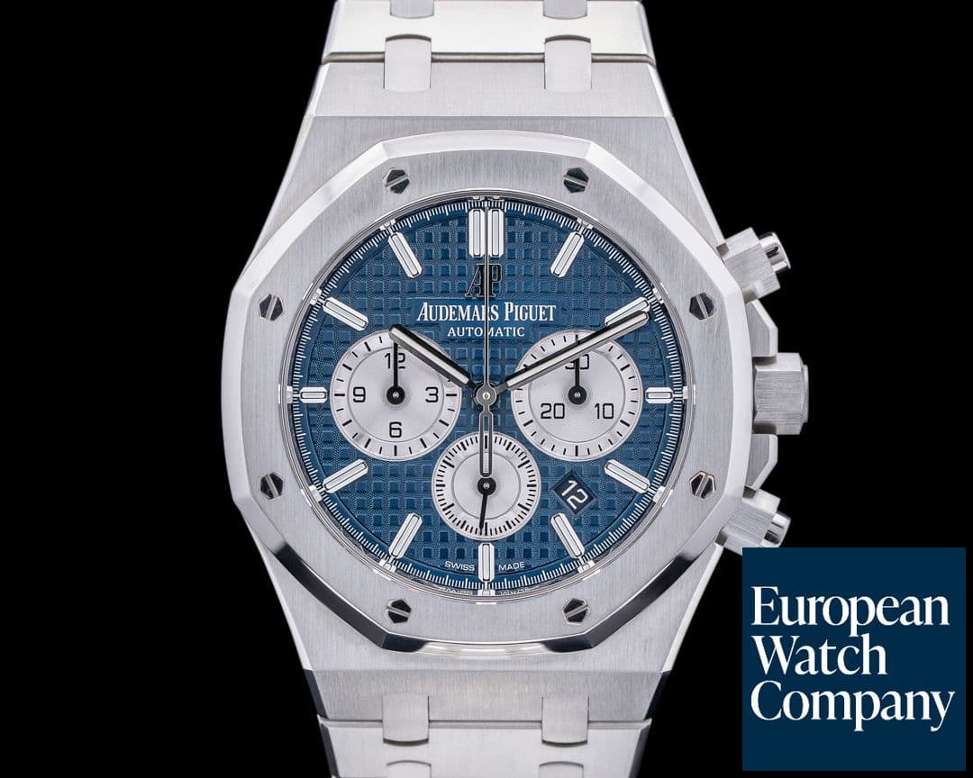 Image of Audemars Piguet Royal Oak Chronograph Blue Dial SS 41MM
