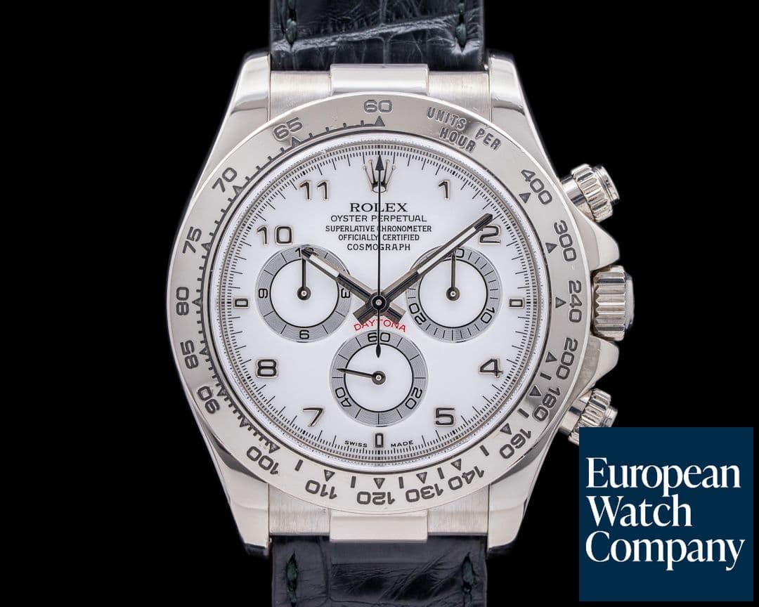 Image of Rolex Daytona WG Strap/ White dial