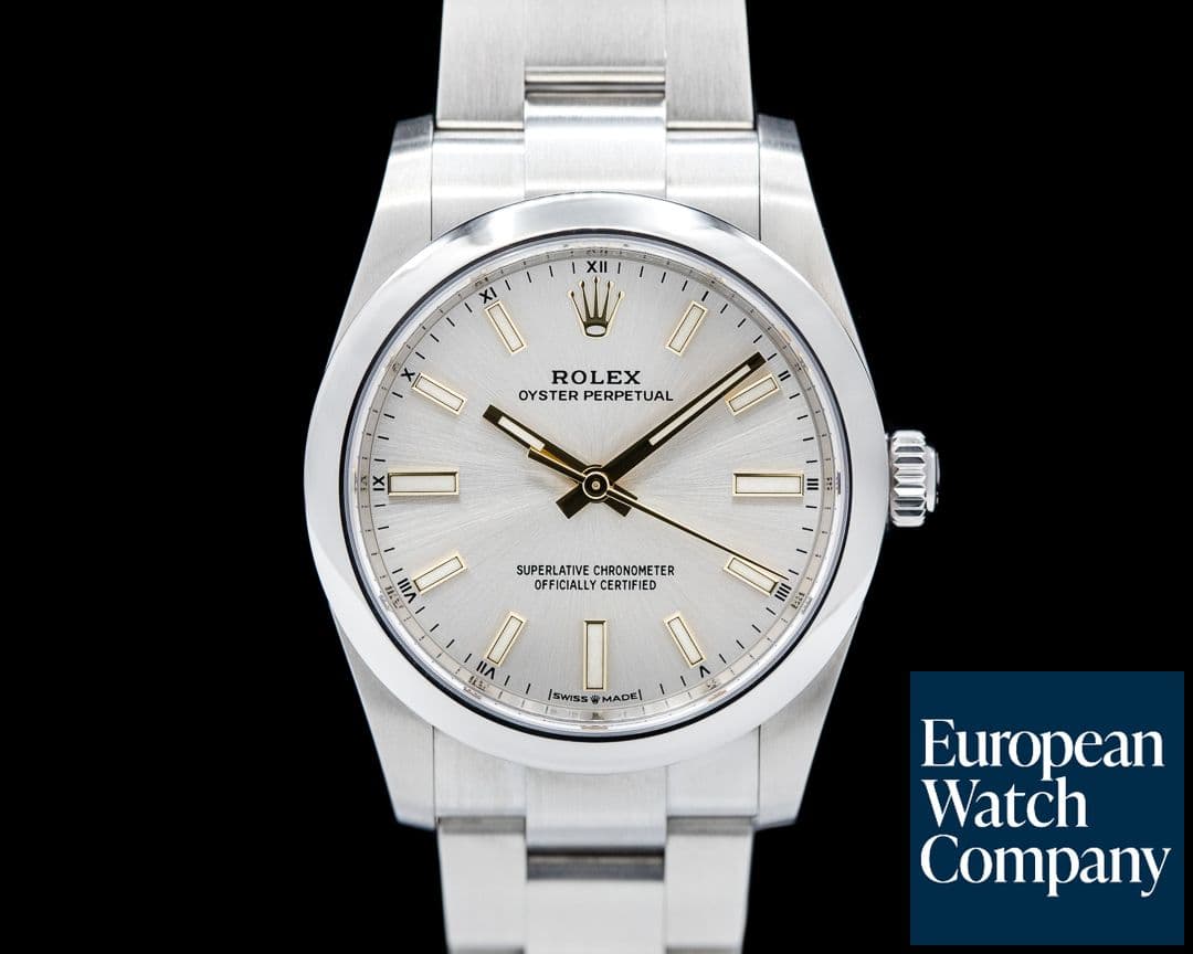 Image of Rolex Oyster Perpetual 124200 34mm SS / Silver Dial 2023