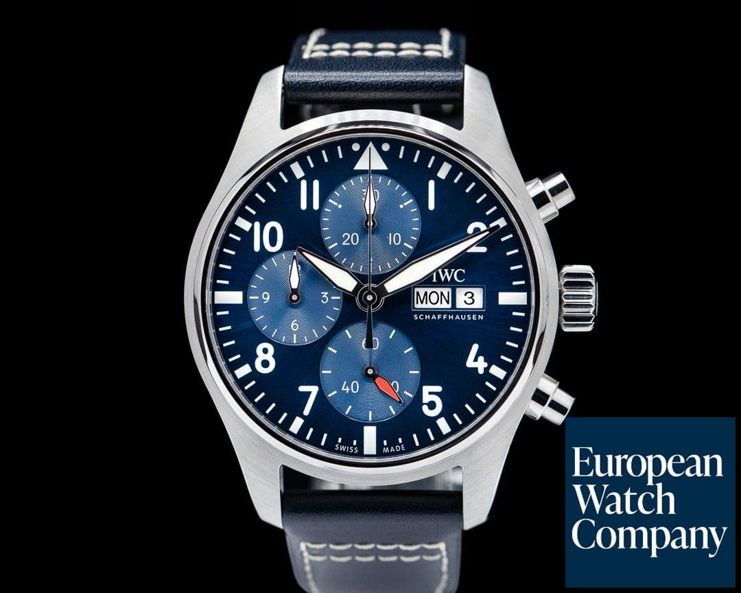 Image of IWC Pilots Watch Chronograph 41mm SS Blue dial