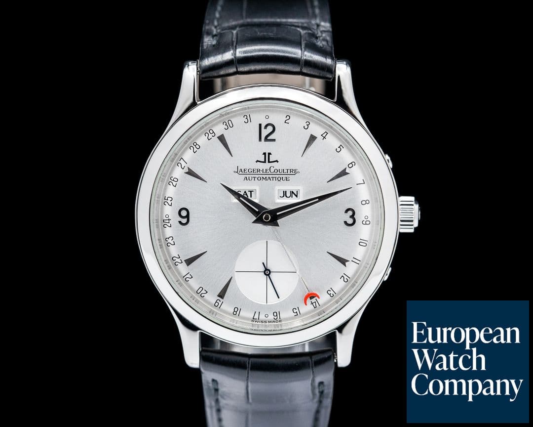 Image of Jaeger LeCoultre Master Date Steel (red date)